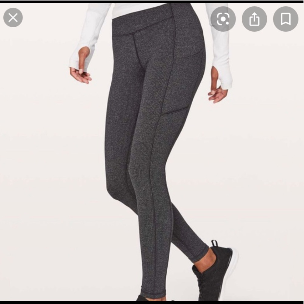 ‼️LULULEMON SPEED UP LEGGING HERRINGBONE size 2